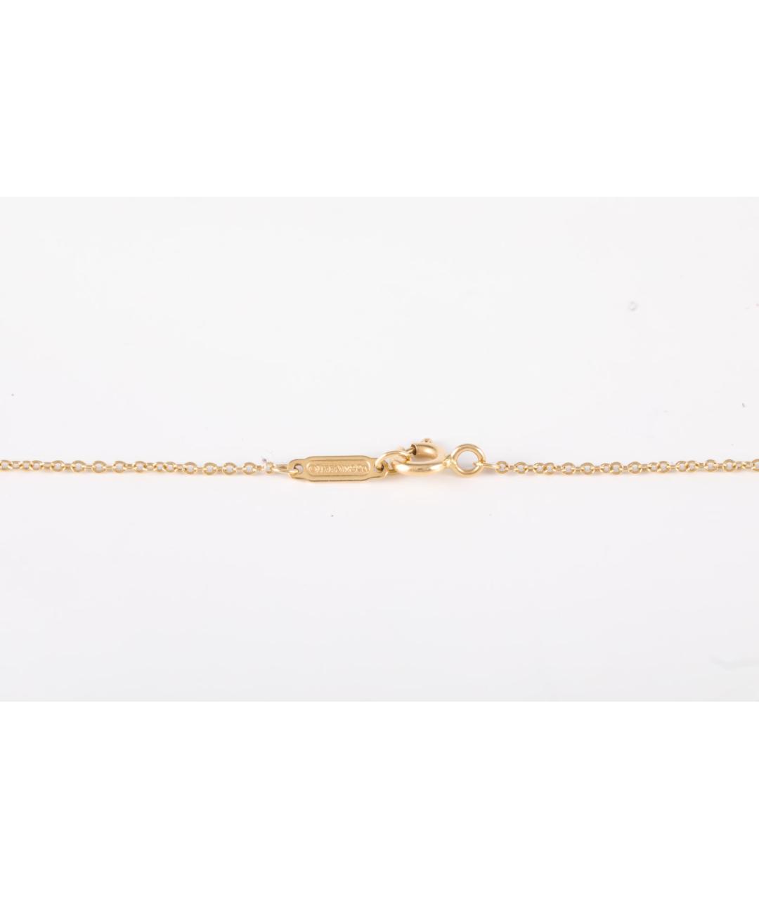 TIFFANY&CO Розовая подвеска из желтого золота, фото 5