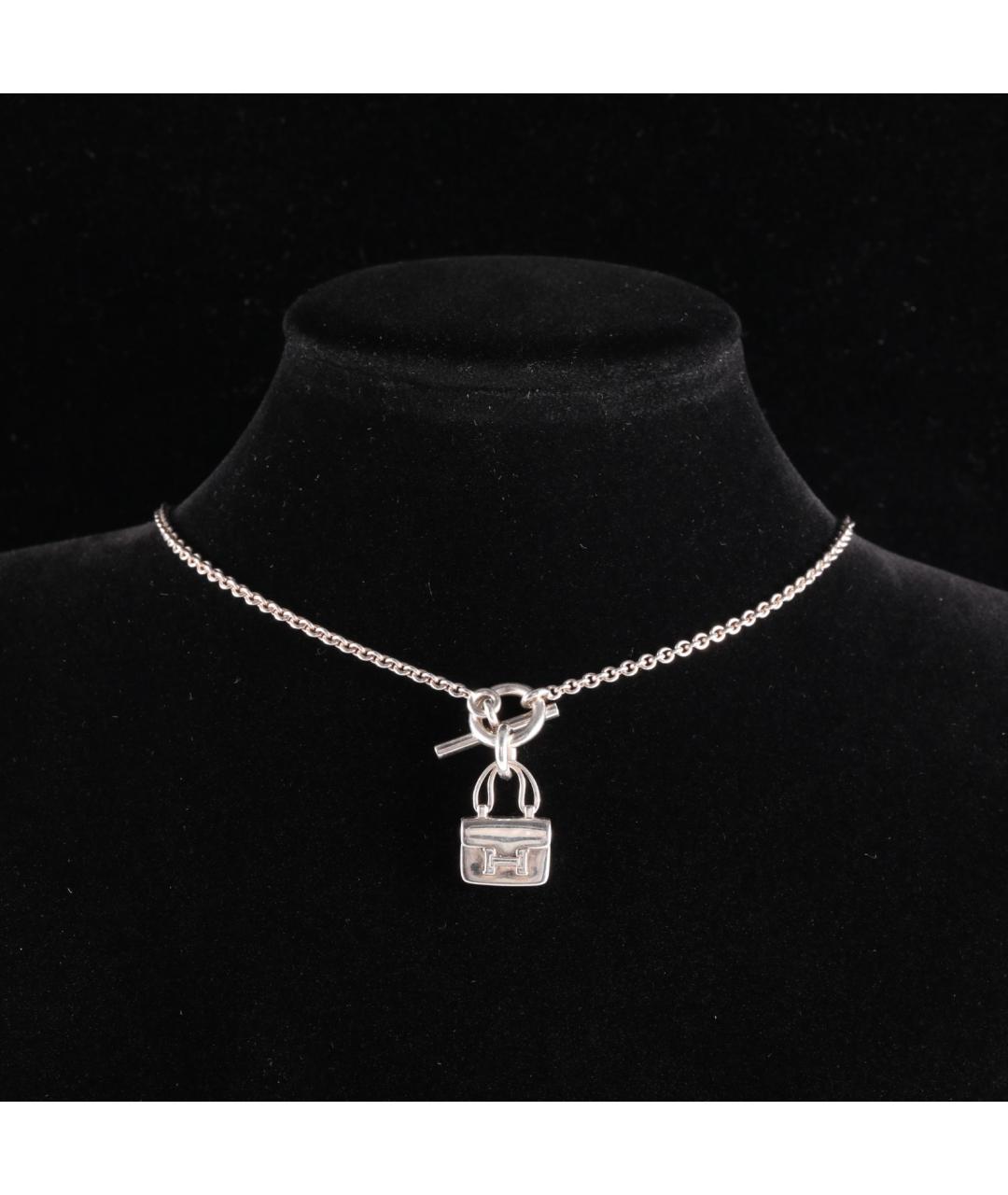 HERMES Серебряное колье, фото 7