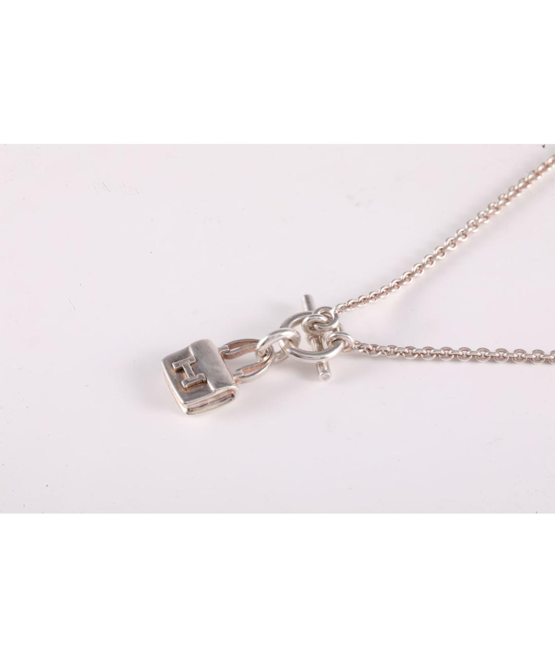 HERMES Серебряное колье, фото 2