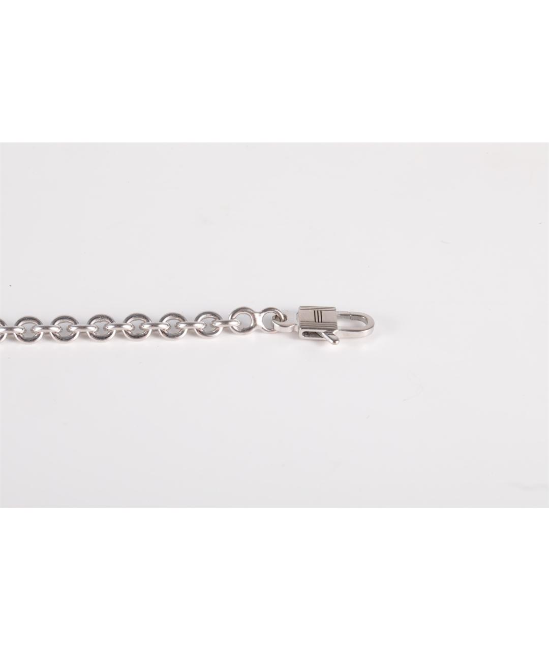 HERMES Серебрянный браслет из белого золота, фото 4
