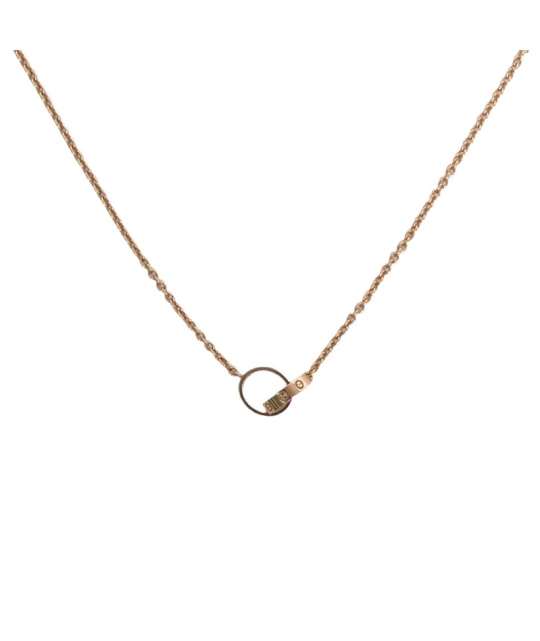 CARTIER Золотое колье из розового золота, фото 2