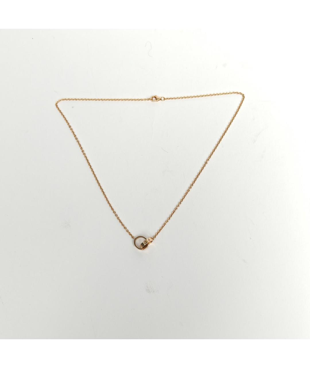 CARTIER Золотое колье из розового золота, фото 7