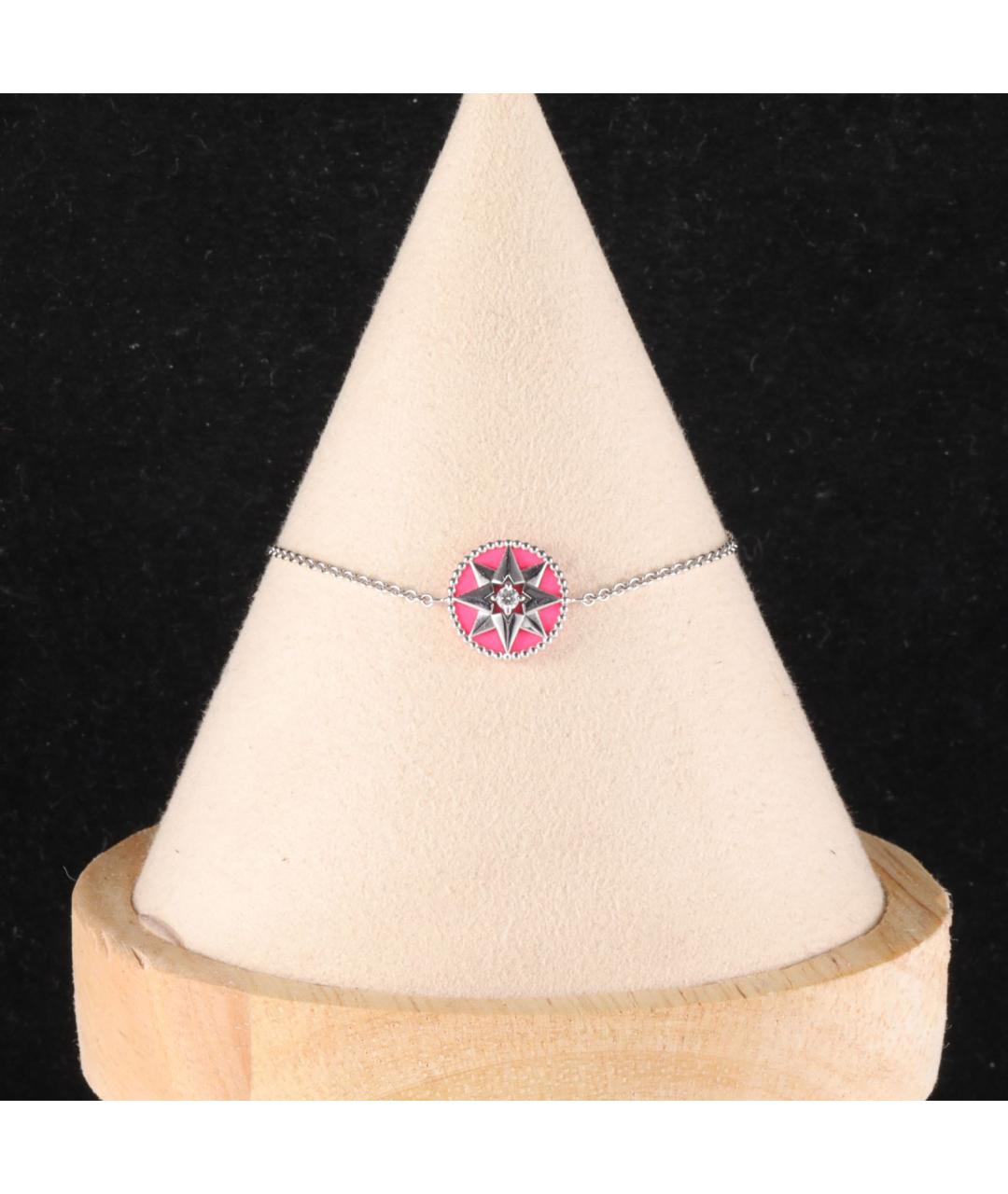 CHRISTIAN DIOR Розовый браслет из белого золота, фото 7