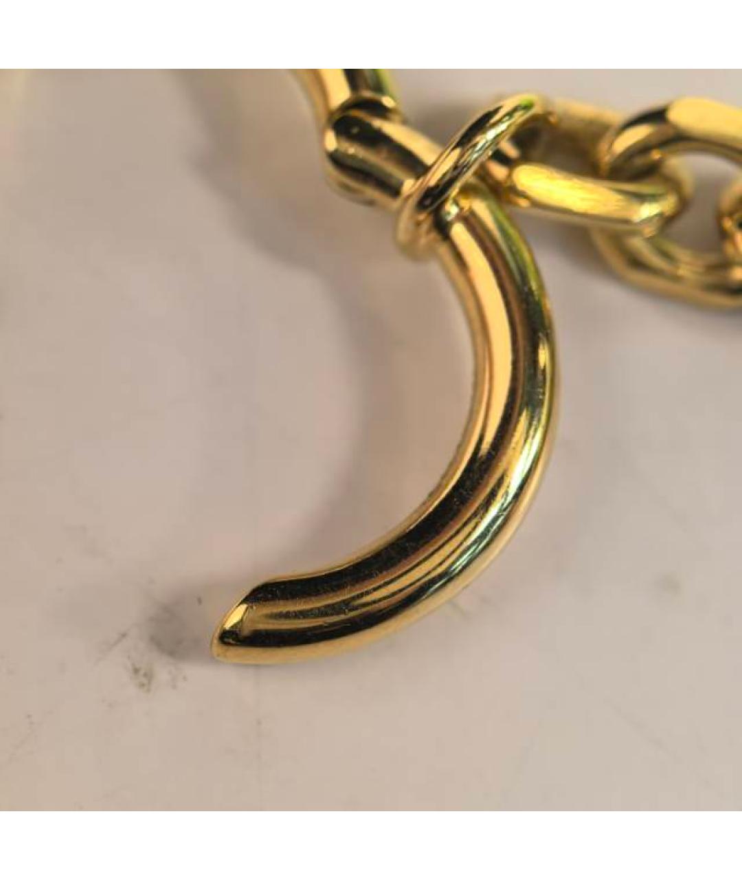 FENDI Золотые металлические серьги, фото 9