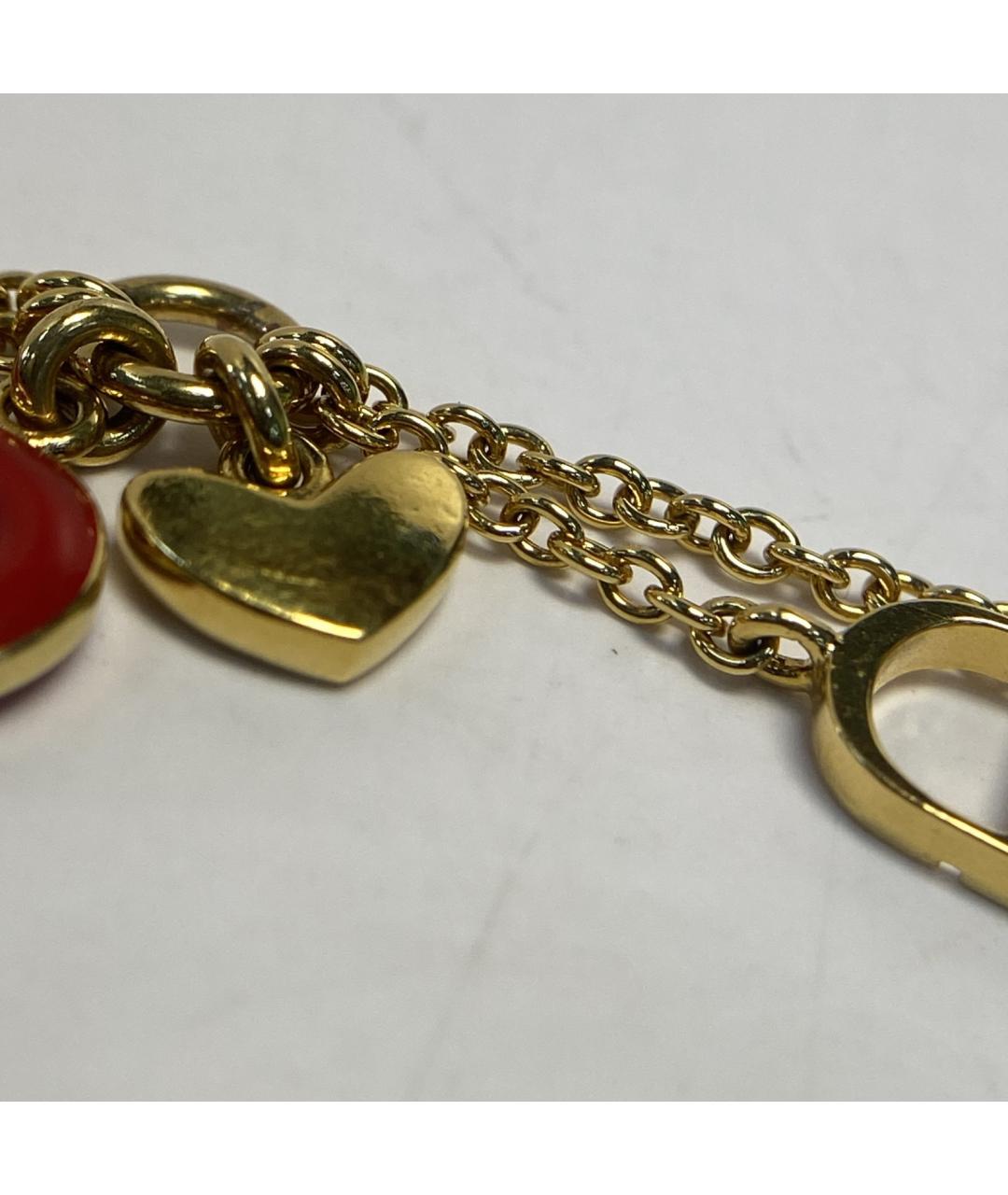 CHRISTIAN DIOR Золотой металлический браслет, фото 9