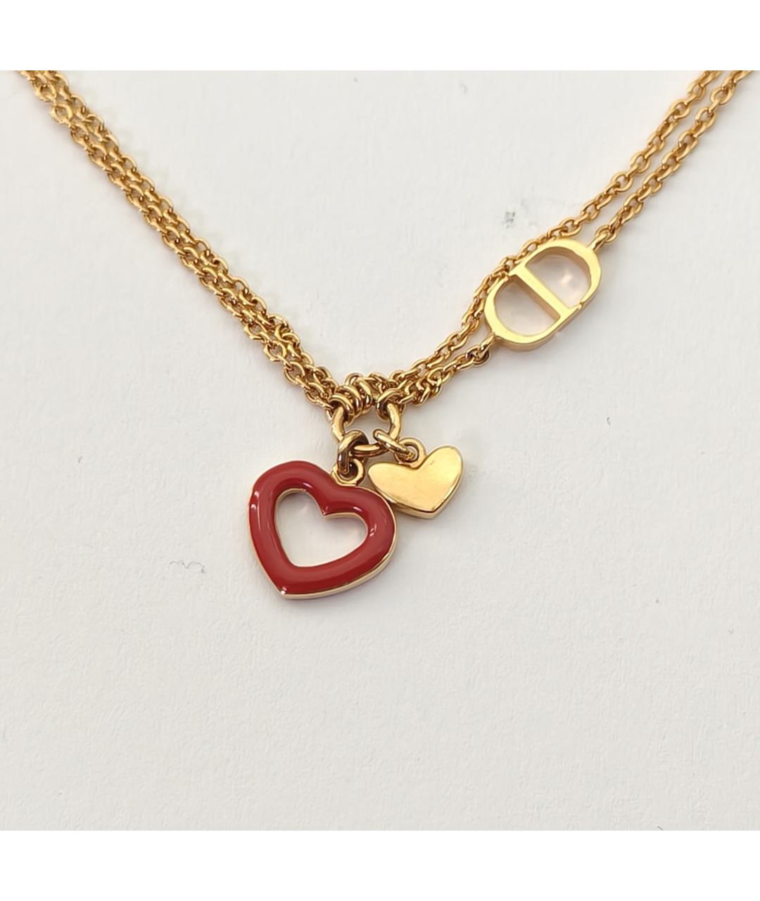 CHRISTIAN DIOR Золотой металлический браслет, фото 2