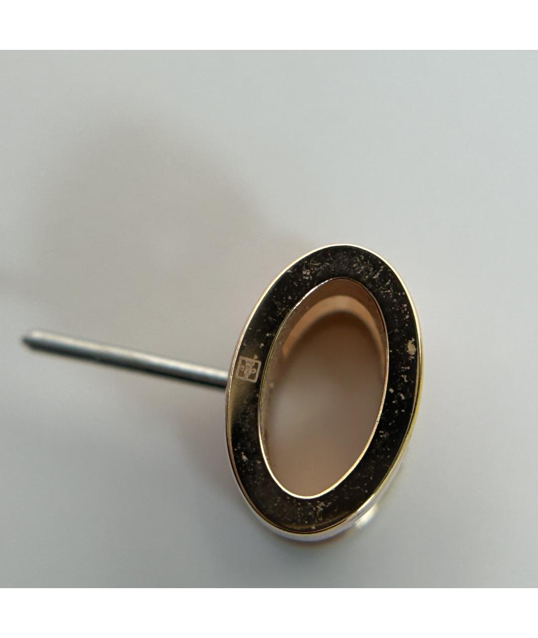 HERMES Розовые металлические серьги, фото 8