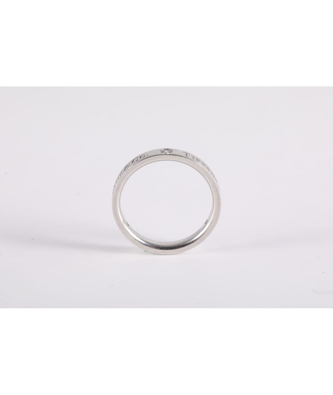 TIFFANY&CO Серебряное платиновое кольцо, фото 3