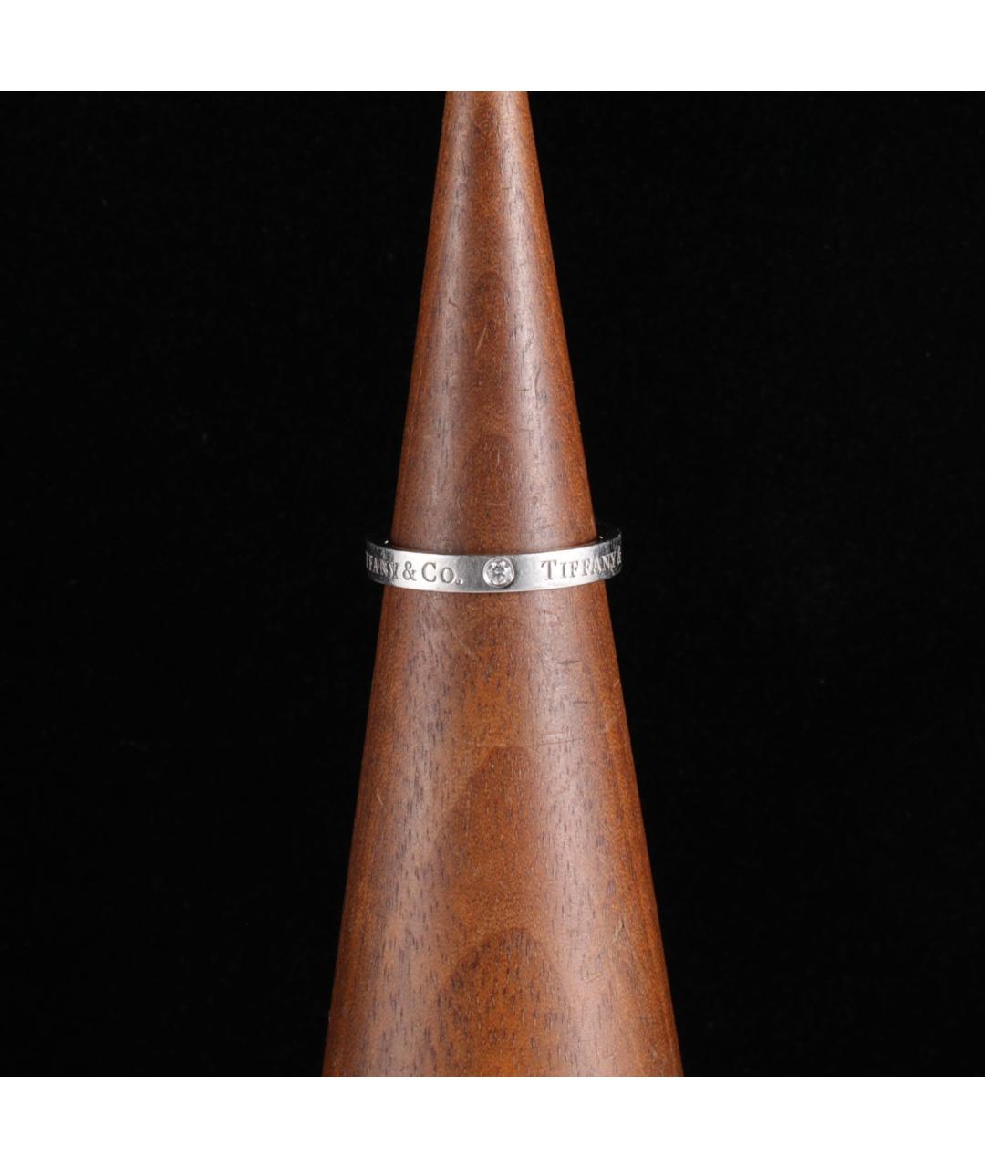 TIFFANY&CO Серебряное платиновое кольцо, фото 7