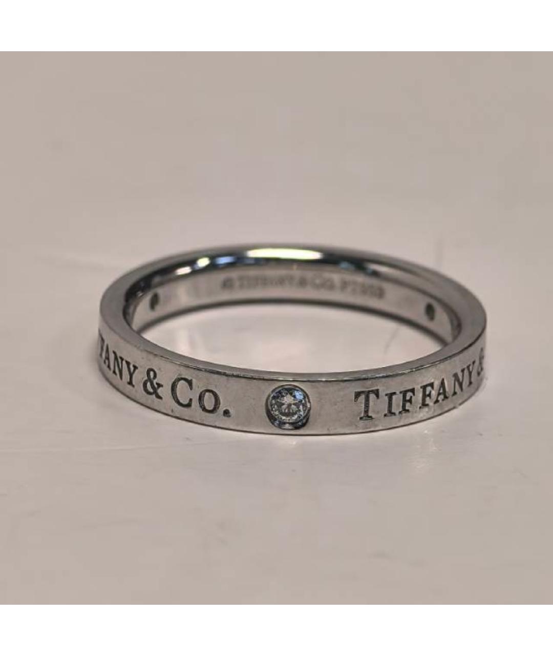 TIFFANY&CO Серебряное платиновое кольцо, фото 8