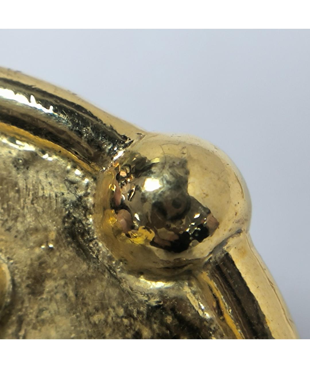 CHANEL Золотые металлические клипсы, фото 7