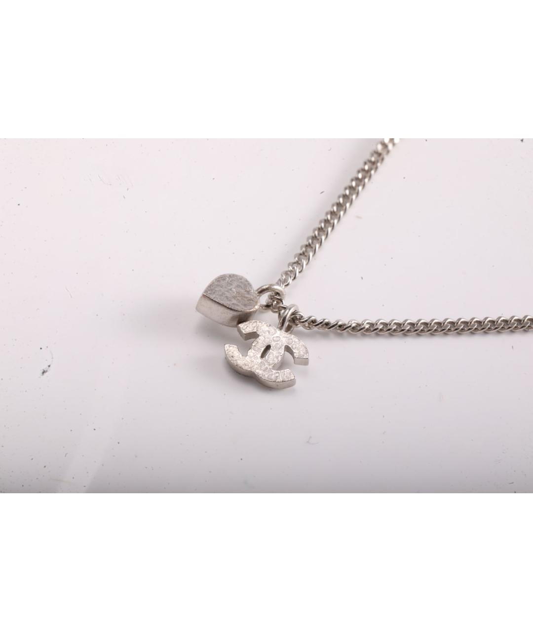 CHANEL Серебряная металлическая подвеска, фото 3