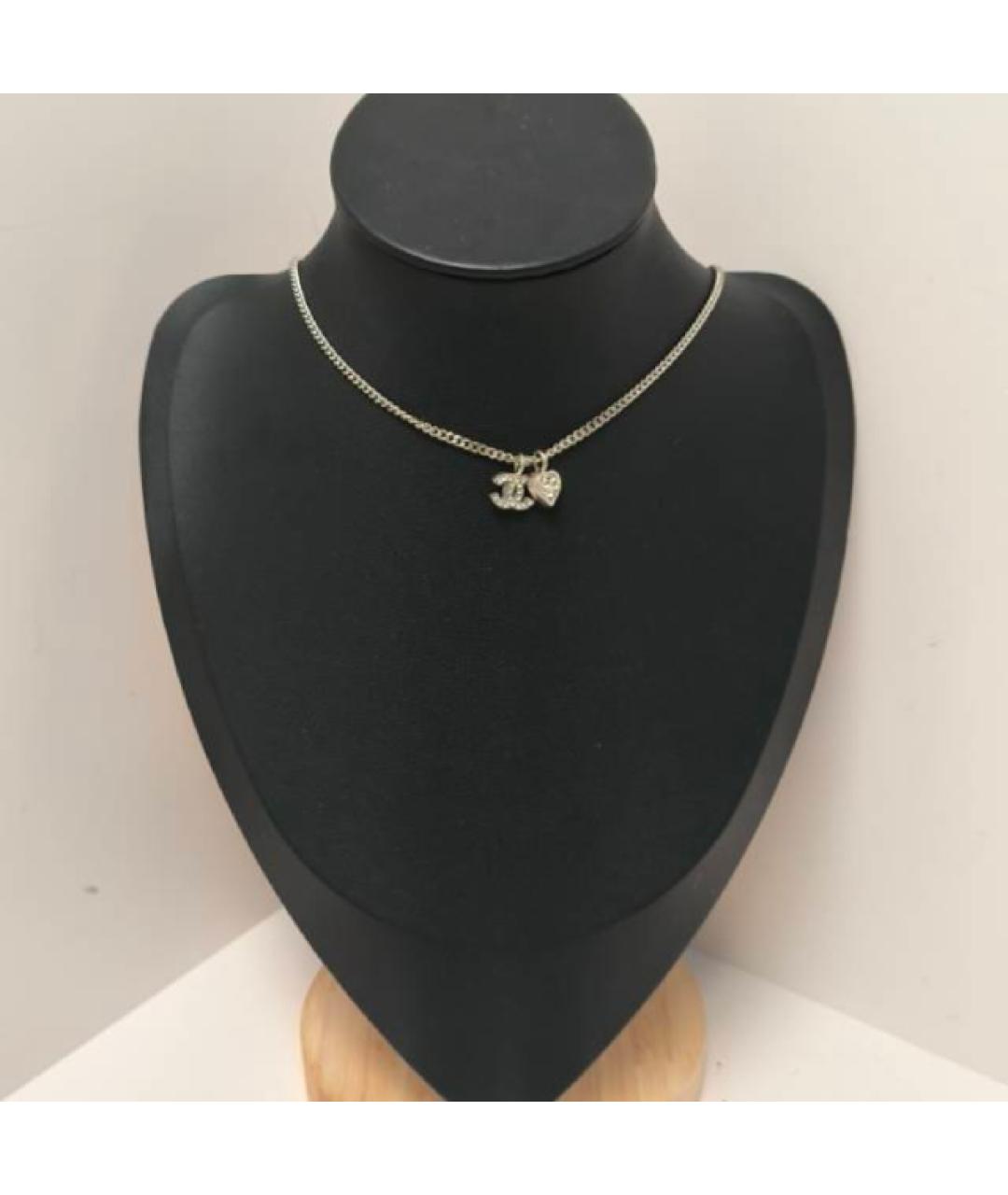 CHANEL Серебряная металлическая подвеска, фото 8