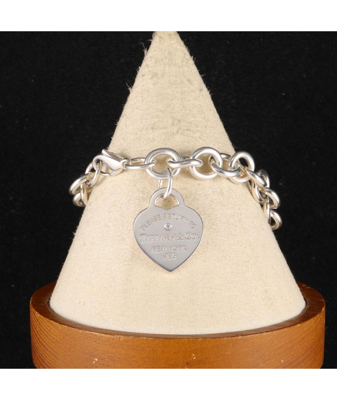 TIFFANY&CO Серебрянный серебряный браслет, фото 8
