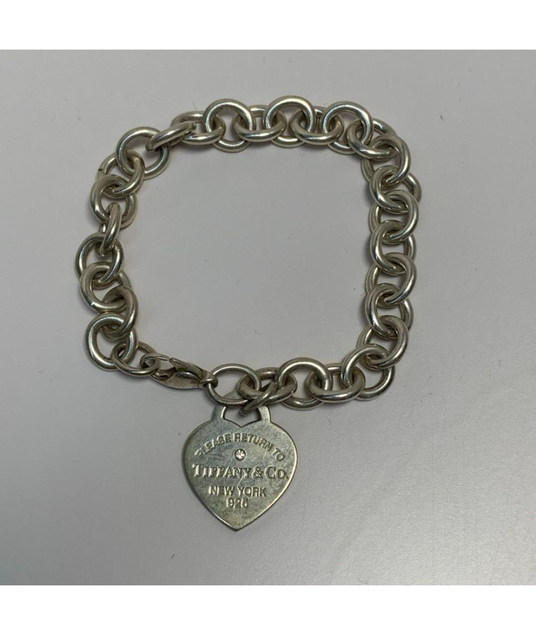TIFFANY&CO Серебрянный серебряный браслет, фото 9