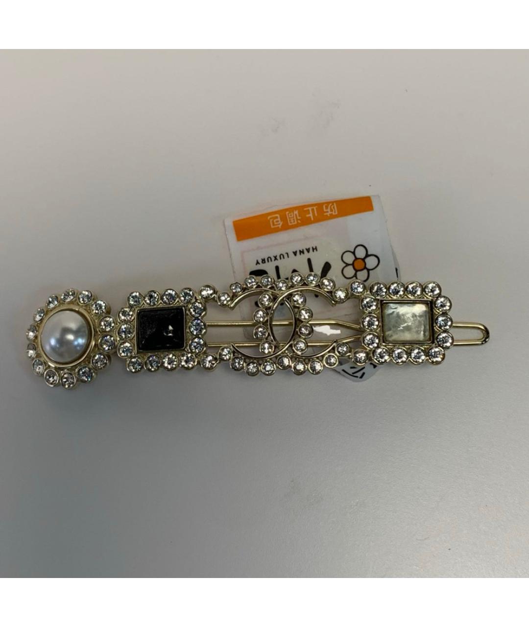 CHANEL Золотая заколка, фото 5