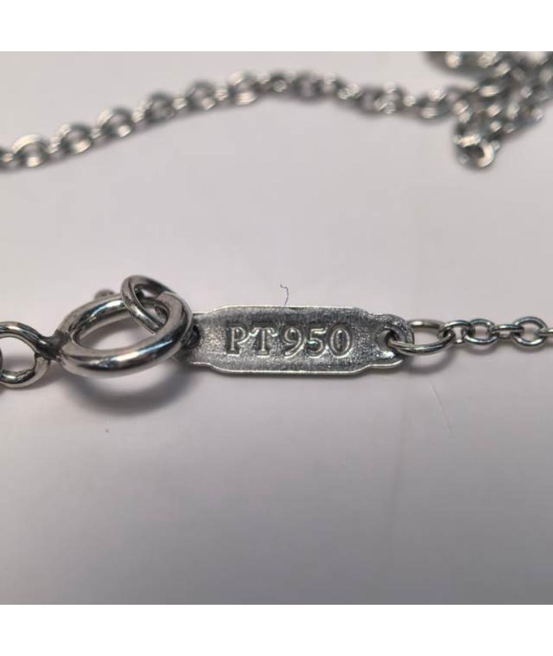 TIFFANY&CO Серебряная платиновая подвеска, фото 9