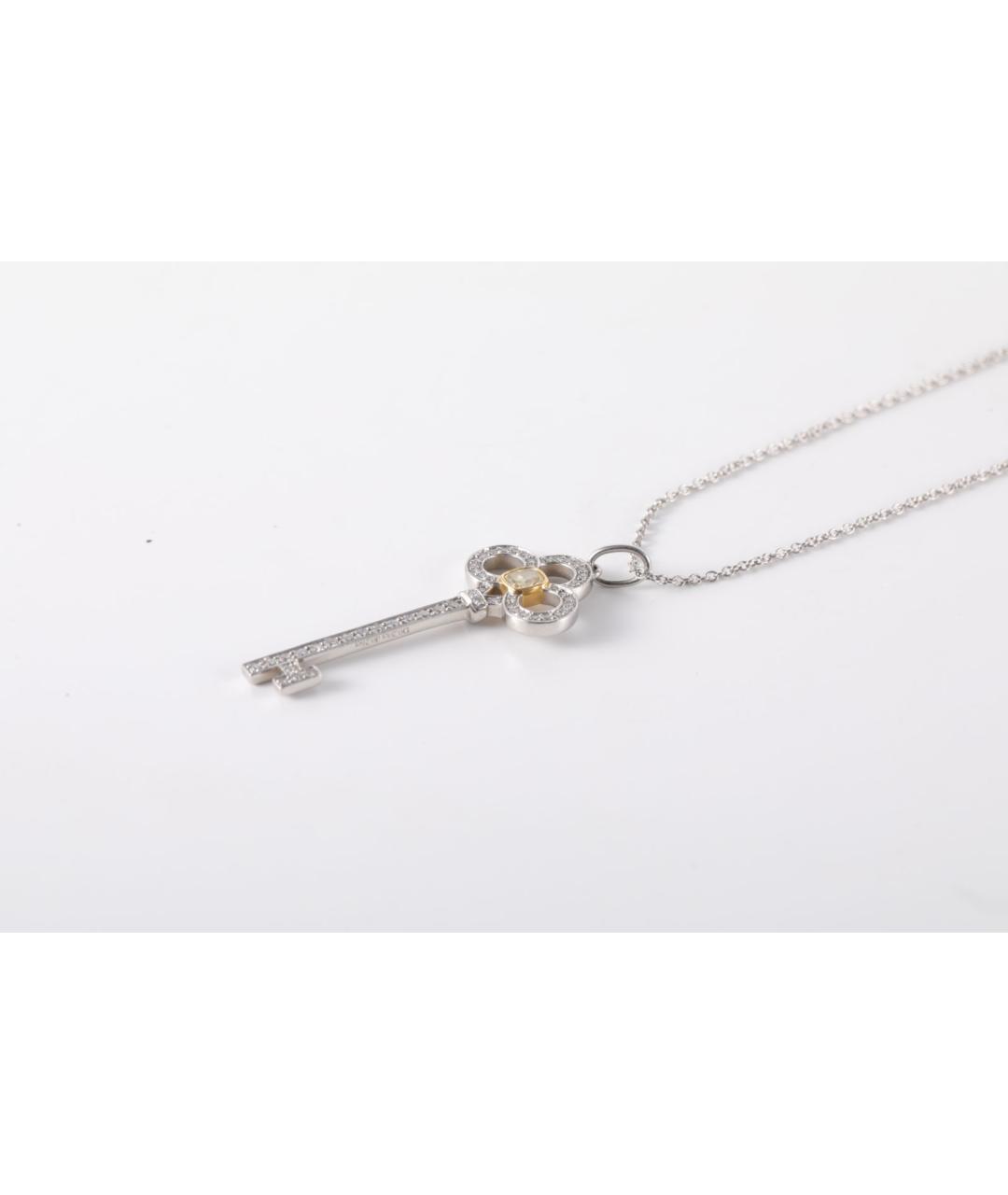 TIFFANY&CO Серебряная платиновая подвеска, фото 2