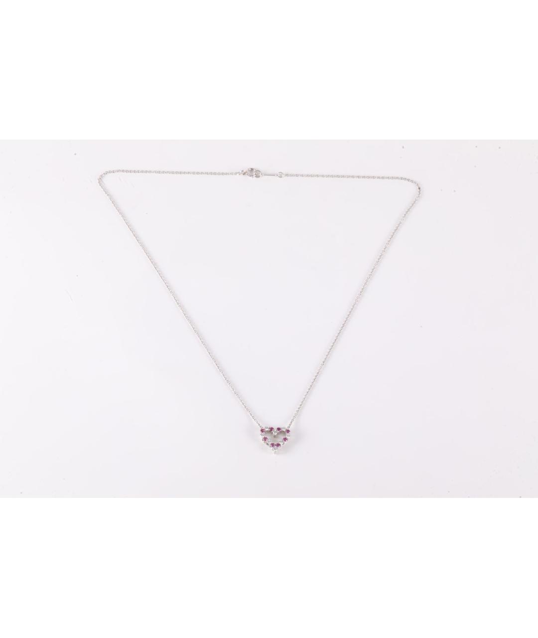 TIFFANY&CO Серебряное платиновое колье, фото 6