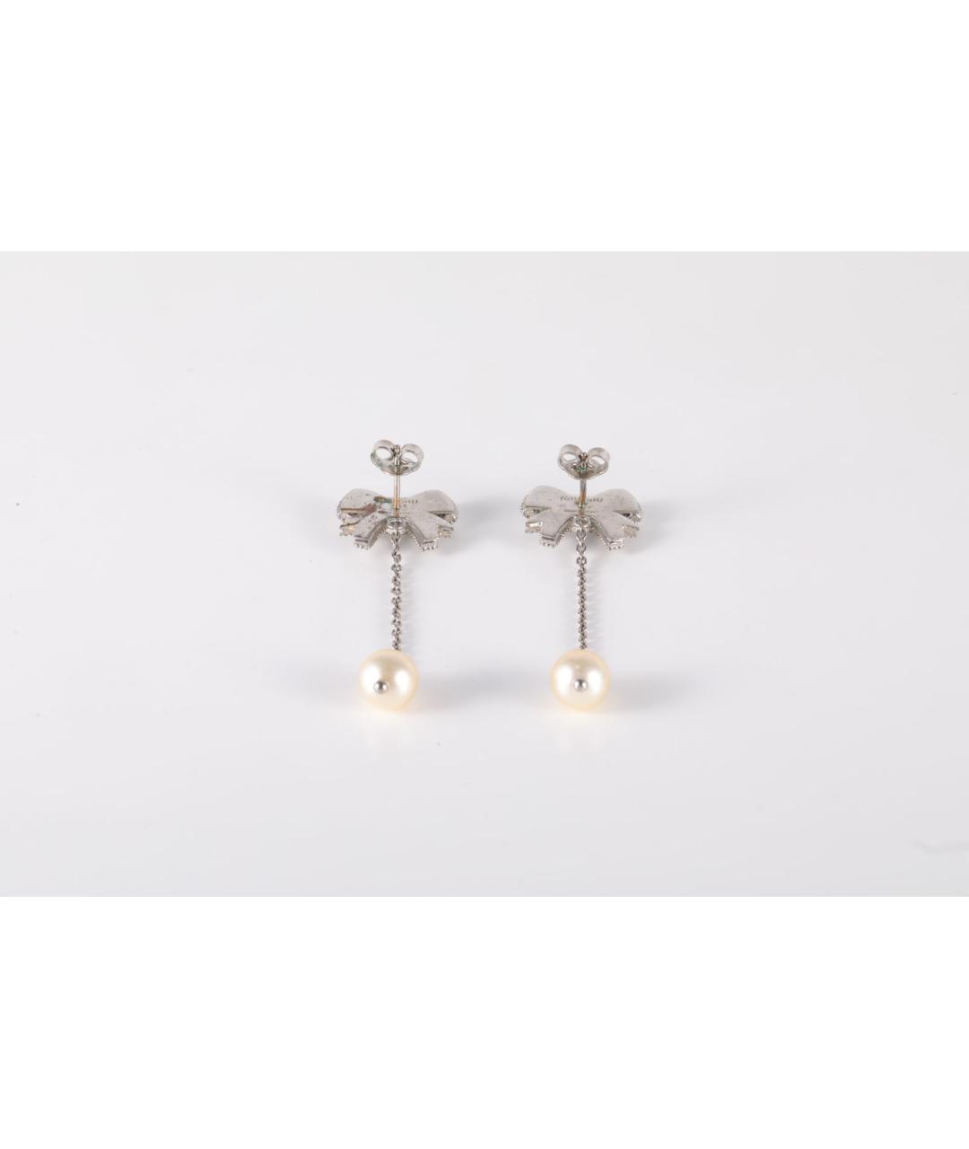 MIU MIU Серебряные металлические серьги, фото 4