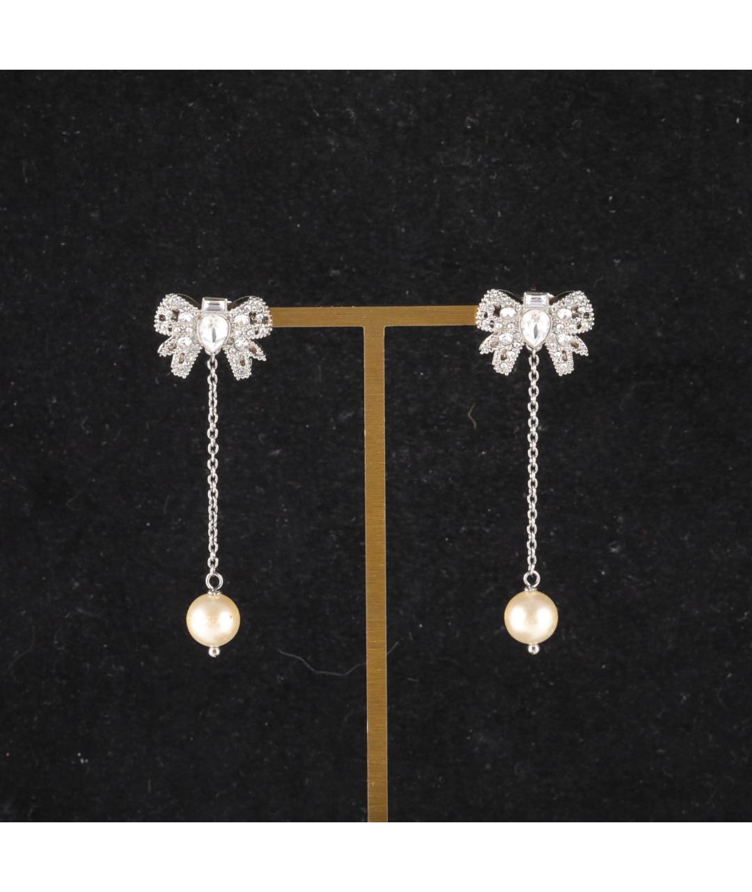 MIU MIU Серебряные металлические серьги, фото 7