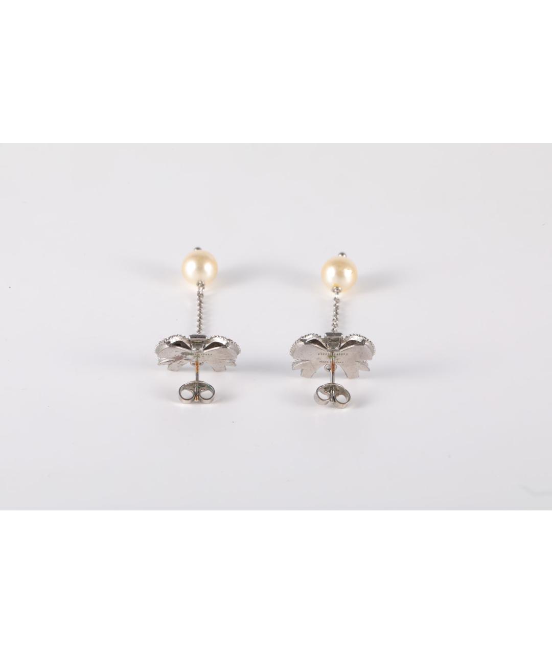 MIU MIU Серебряные металлические серьги, фото 3