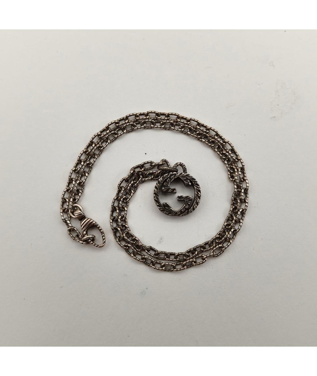 GUCCI Серебряная серебряная подвеска, фото 5