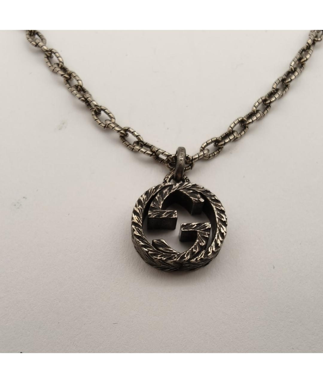 GUCCI Серебряная серебряная подвеска, фото 2