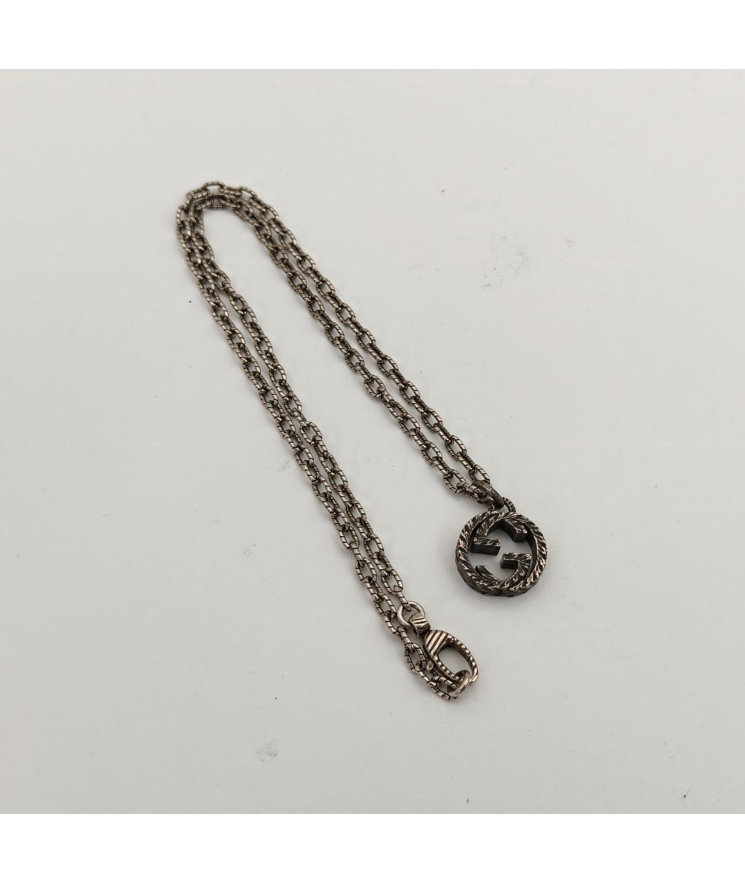 GUCCI Серебряная серебряная подвеска, фото 4