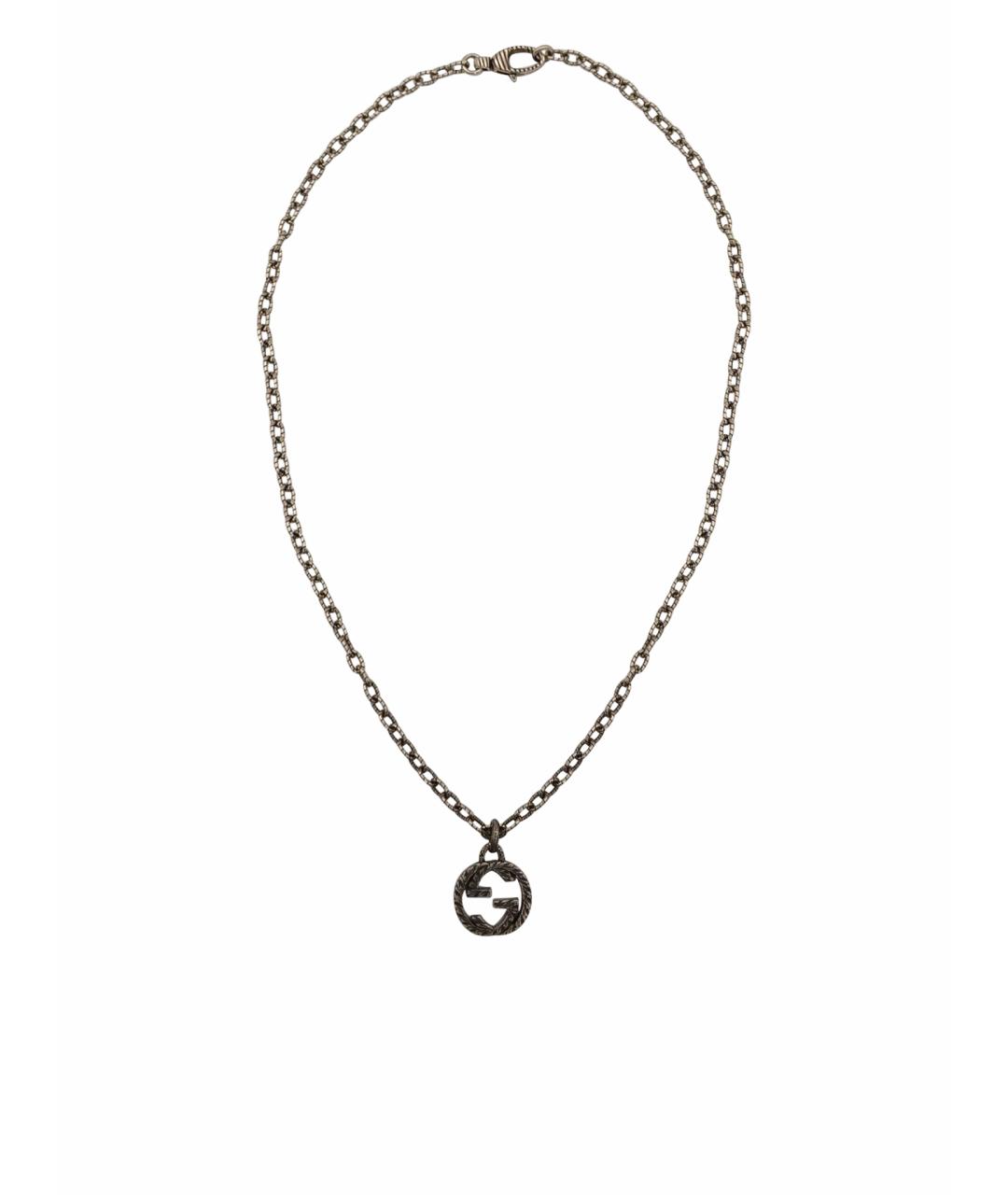 GUCCI Серебряная серебряная подвеска, фото 1