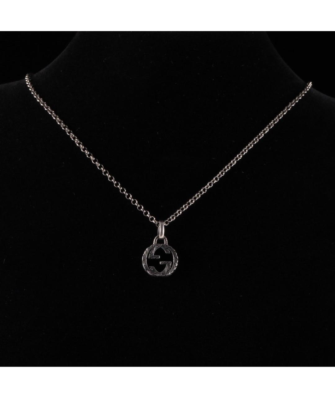 GUCCI Серебряная серебряная подвеска, фото 6