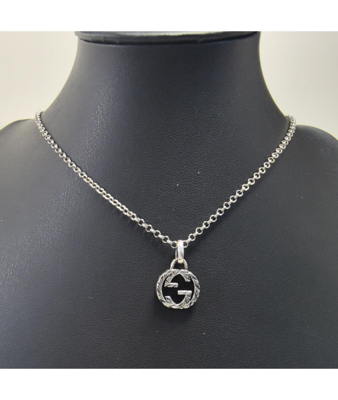 GUCCI Серебряная серебряная подвеска, фото 8