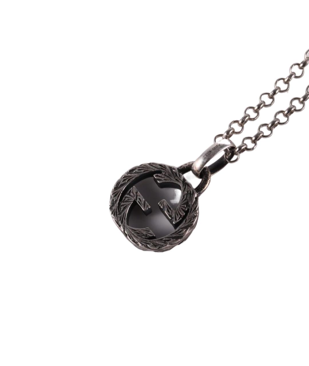 GUCCI Серебряная серебряная подвеска, фото 2