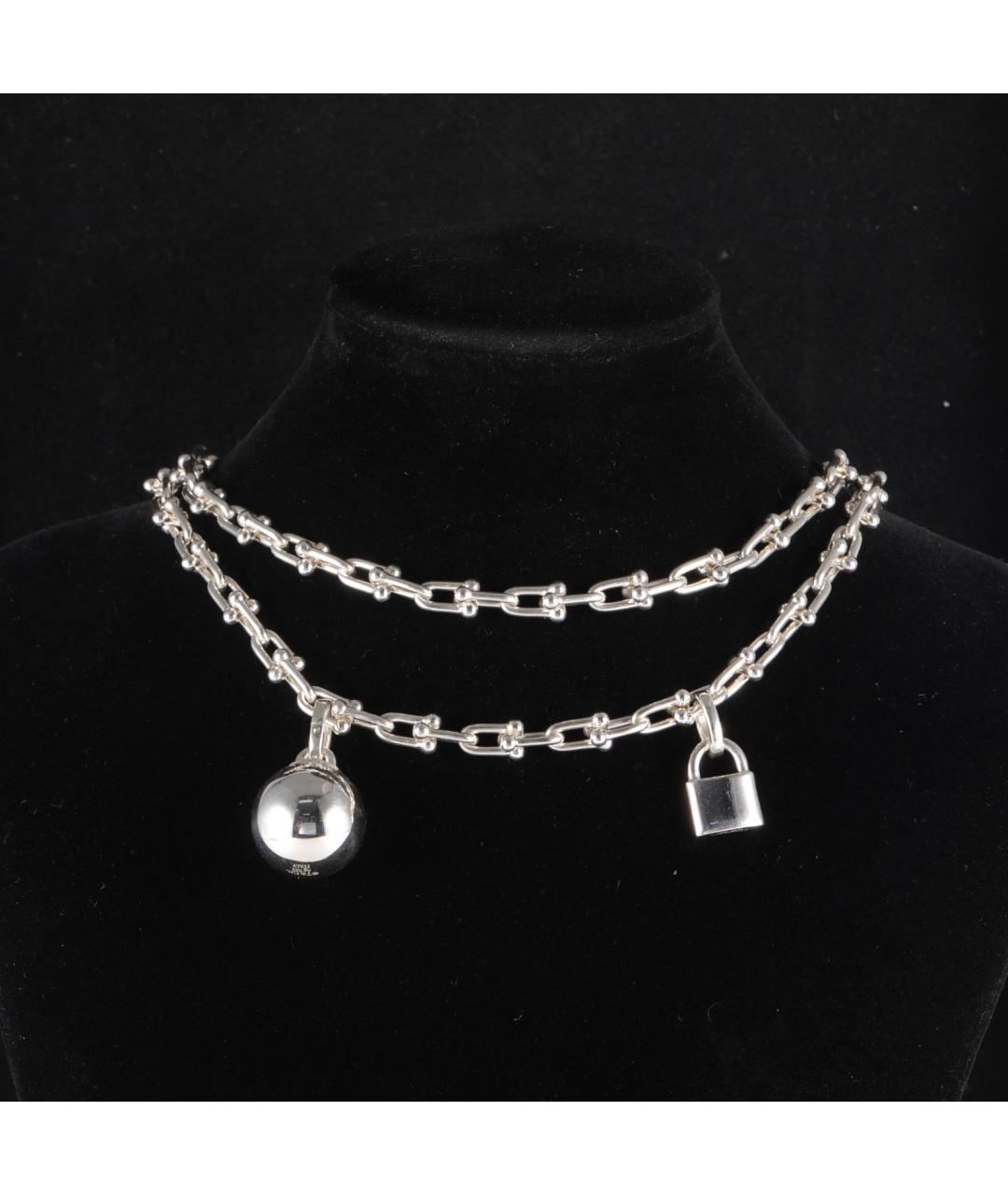 TIFFANY&CO Серебряное серебряное колье, фото 7