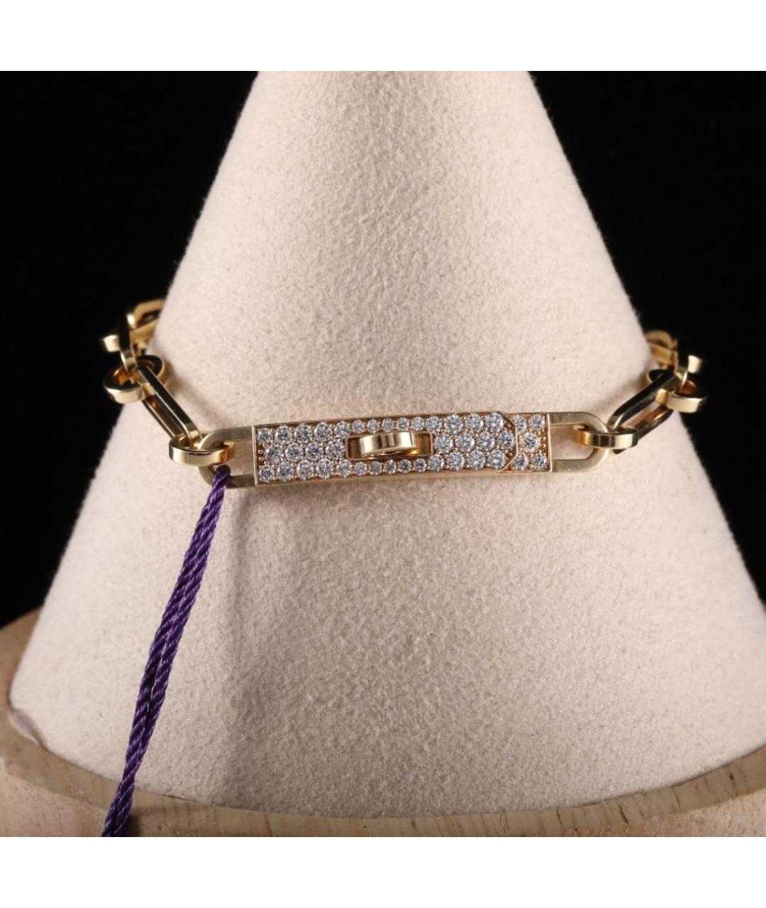 HERMES Золотой браслет из желтого золота, фото 5