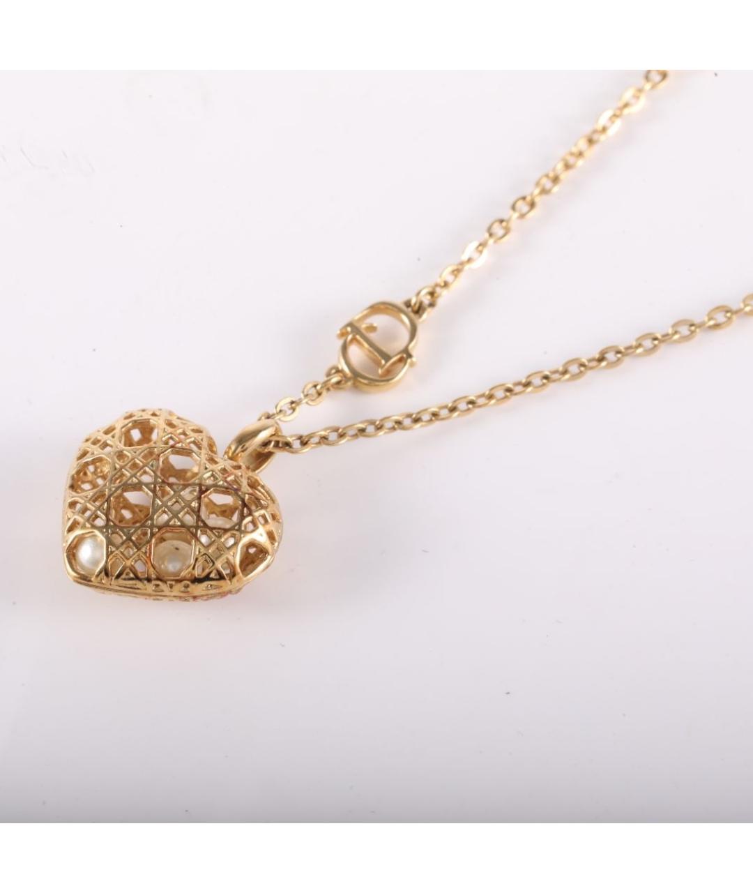 CHRISTIAN DIOR Золотая металлическая подвеска, фото 2