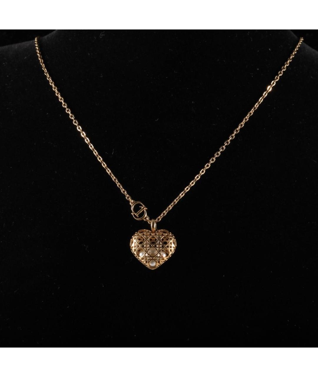 CHRISTIAN DIOR Золотая металлическая подвеска, фото 6