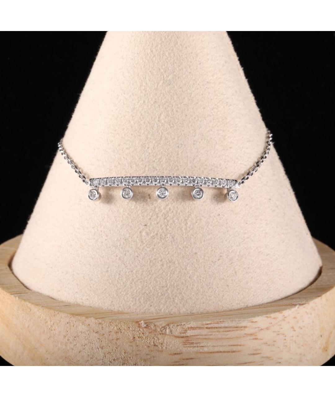 DE BEERS Серебрянный браслет из белого золота, фото 7