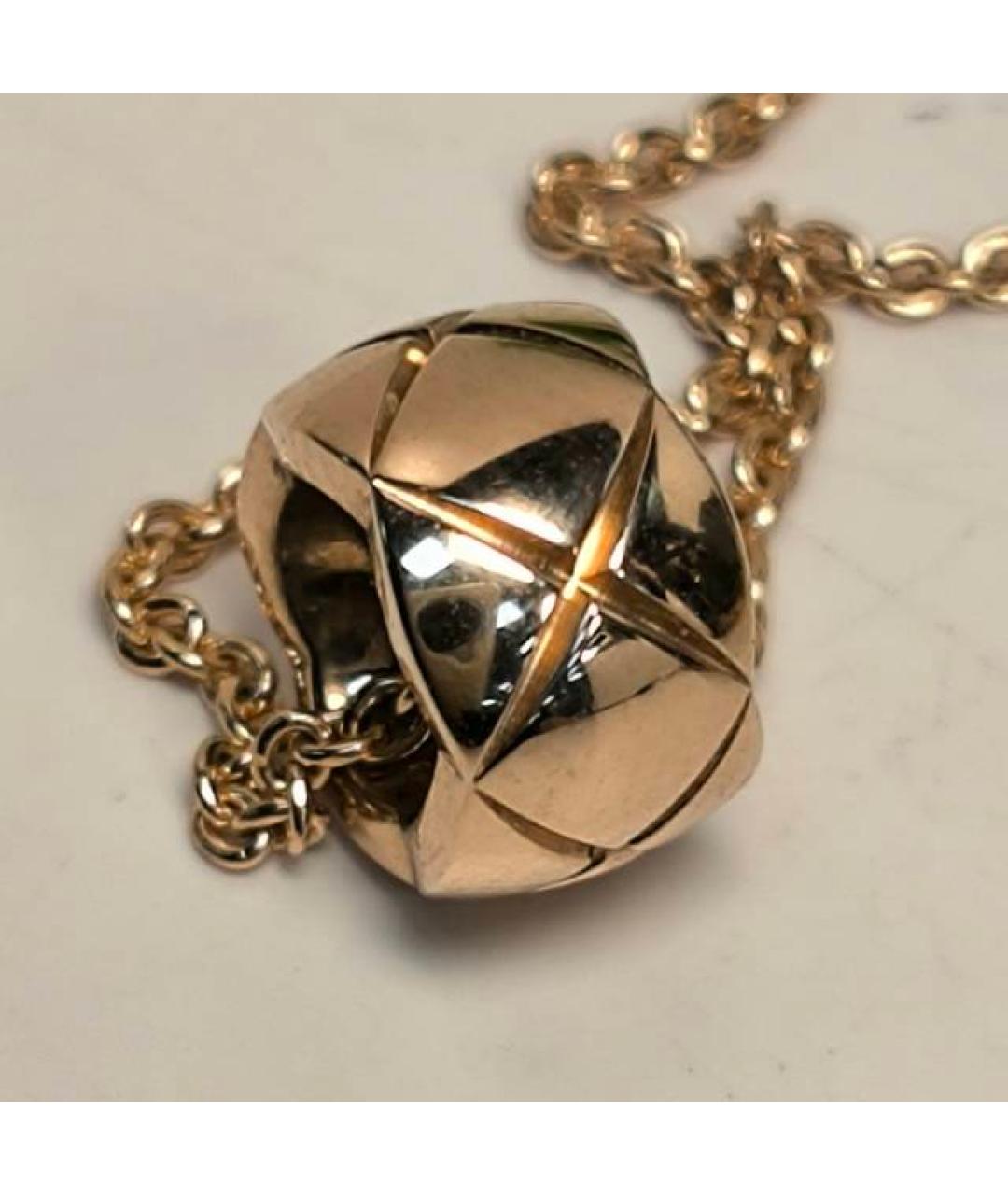 CHANEL Золотая подвеска из розового золота, фото 9