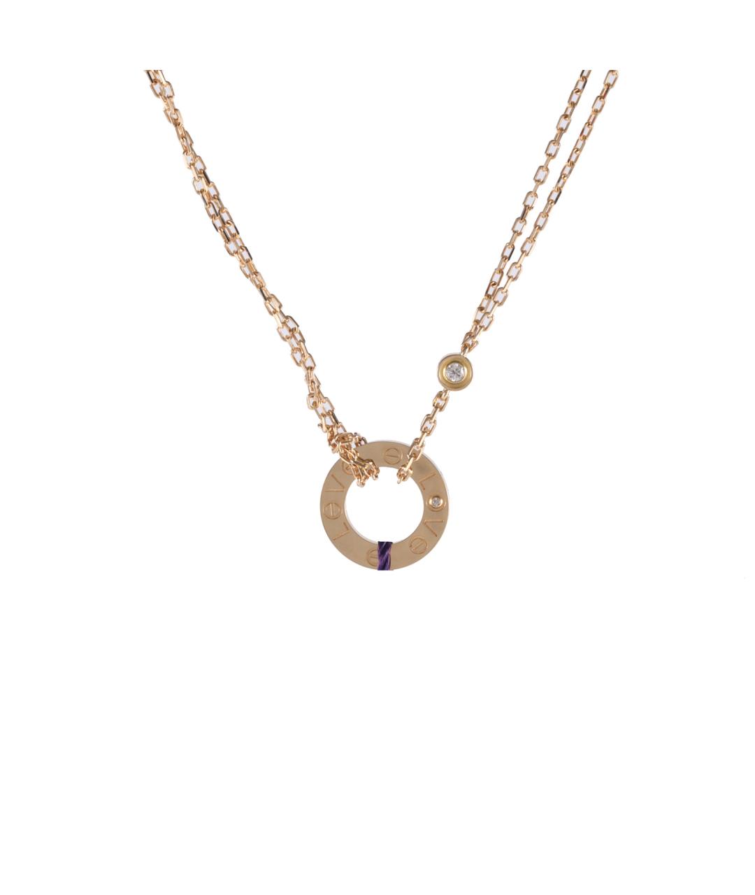 CARTIER Золотое колье из желтого золота, фото 1