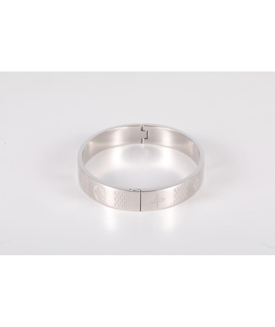 LOUIS VUITTON Серебрянный металлический браслет, фото 2