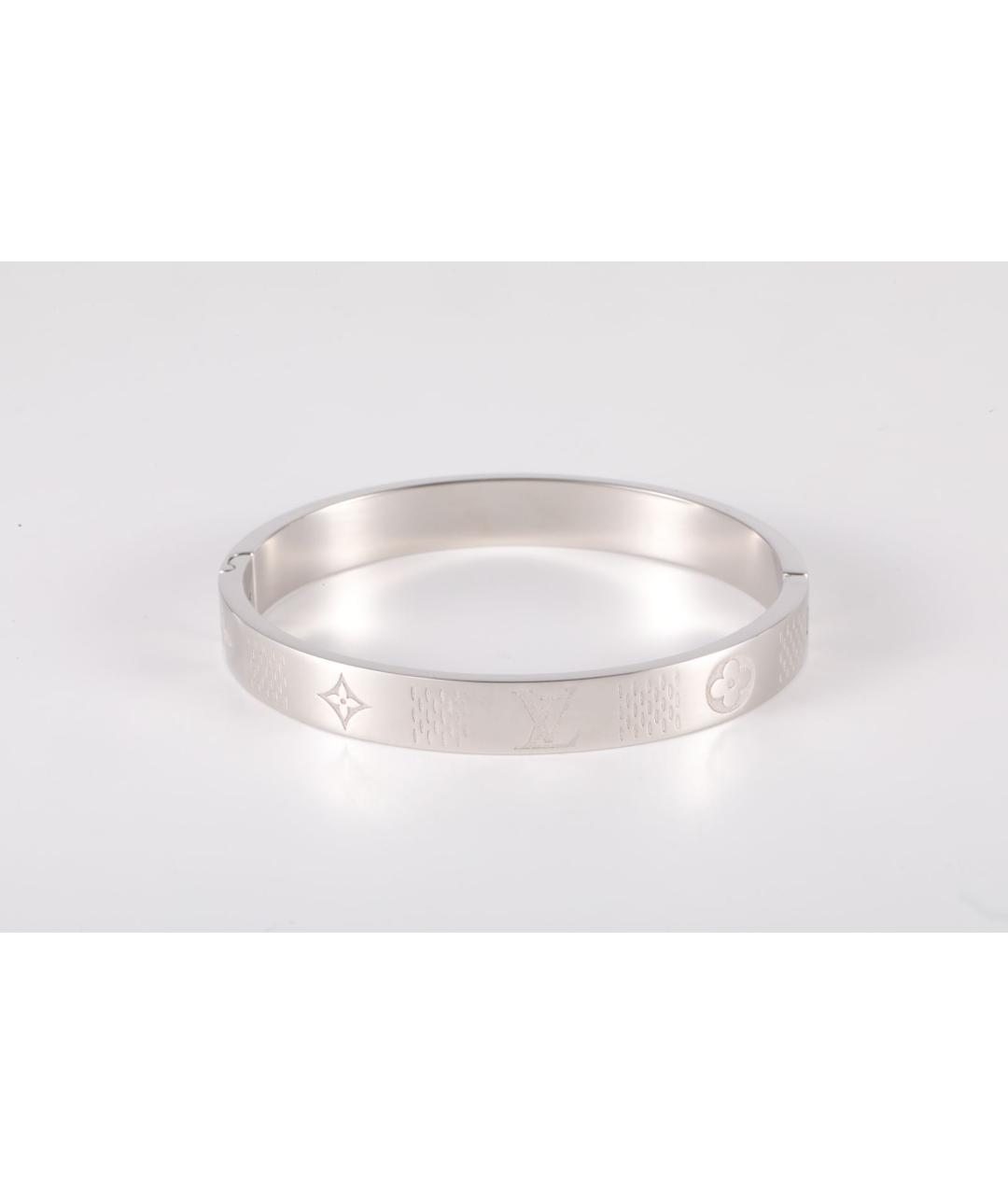 LOUIS VUITTON Серебрянный металлический браслет, фото 3