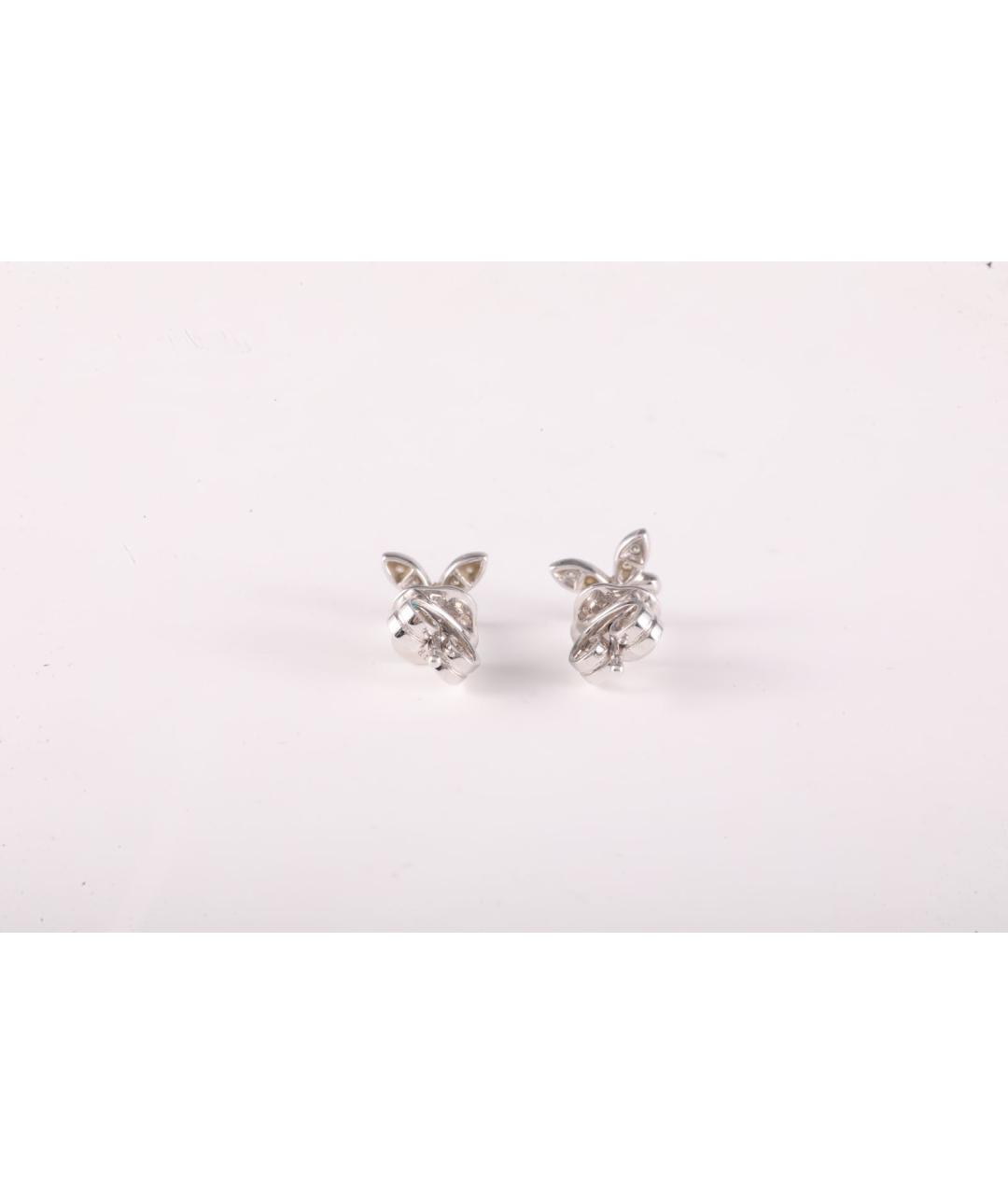 GRAFF Серебряные серьги из белого золота, фото 3