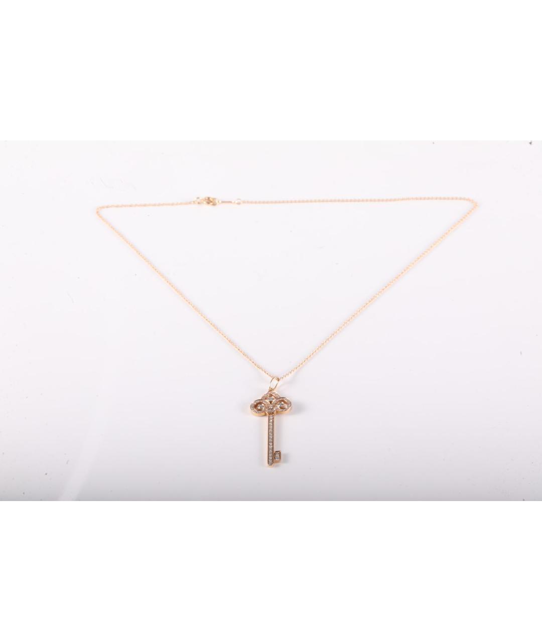 TIFFANY&CO Золотая подвеска из розового золота, фото 5