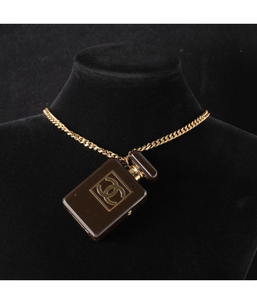 CHANEL Черное металлическое колье, фото 7