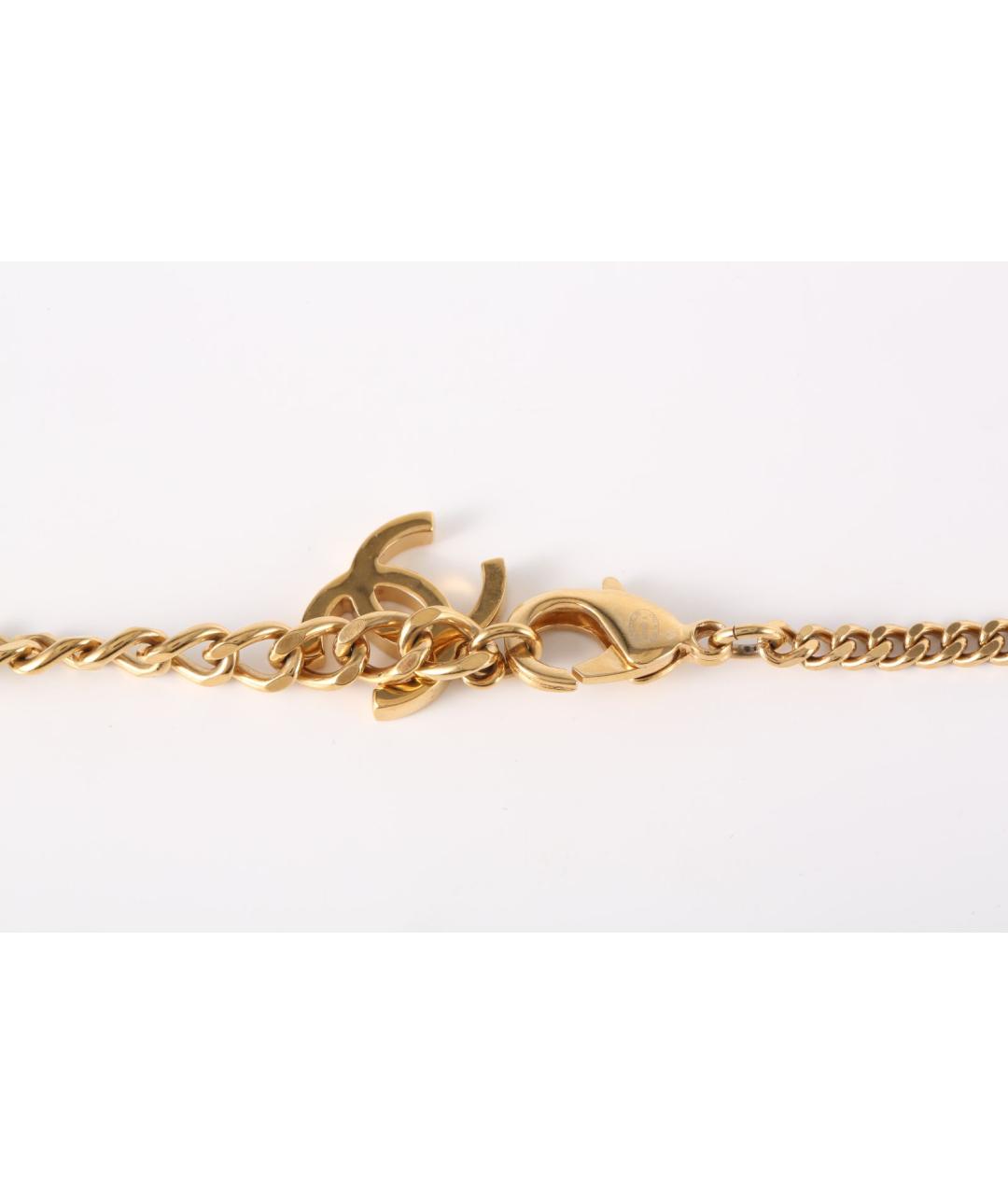 CHANEL Черное металлическое колье, фото 5