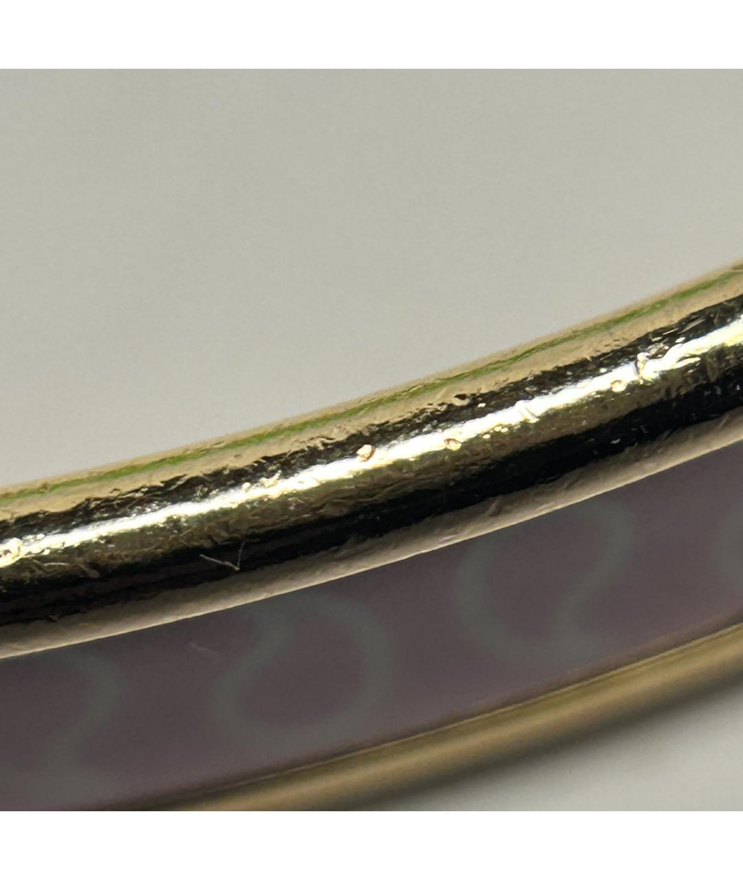 HERMES Розовый металлический браслет, фото 6