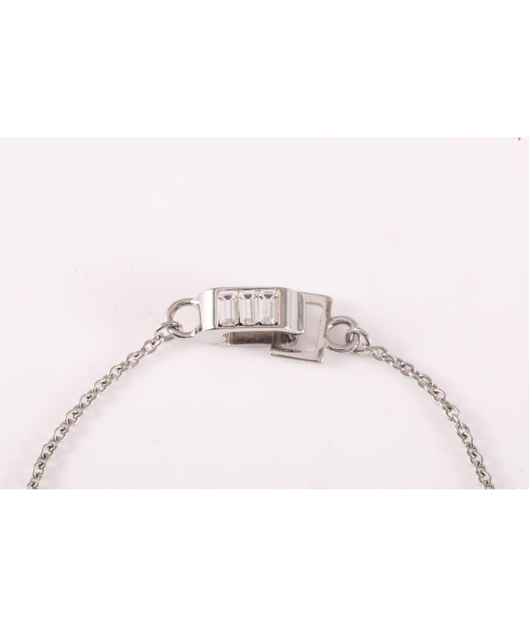 MIU MIU Серебрянный металлический браслет, фото 2