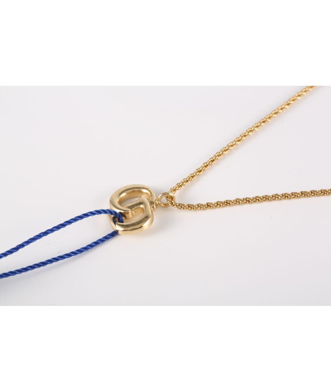 CHRISTIAN DIOR Золотая металлическая подвеска, фото 2