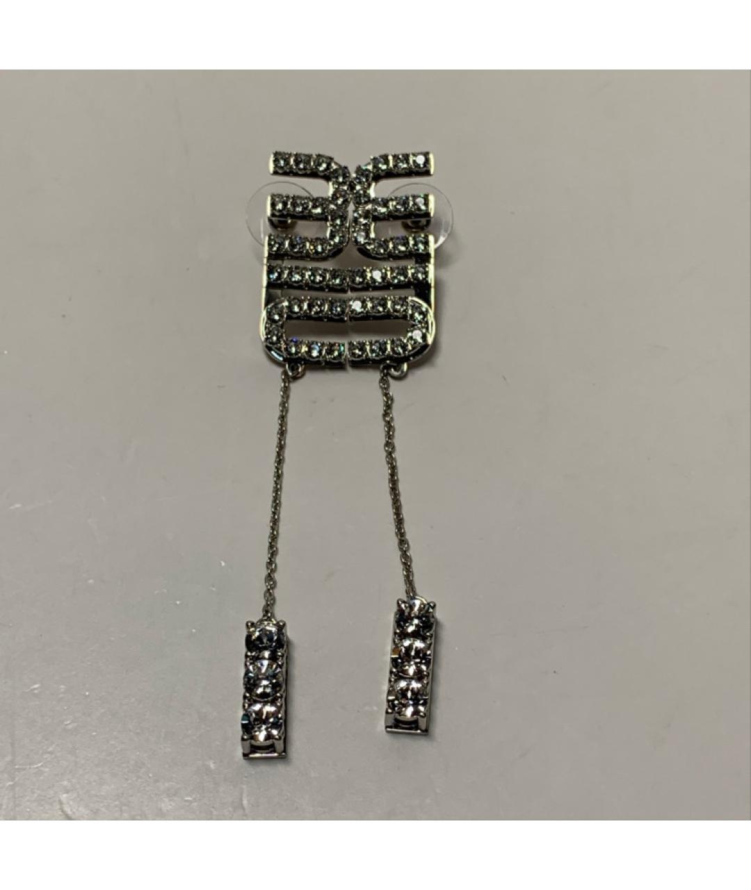 MIU MIU Серебряные металлические серьги, фото 8